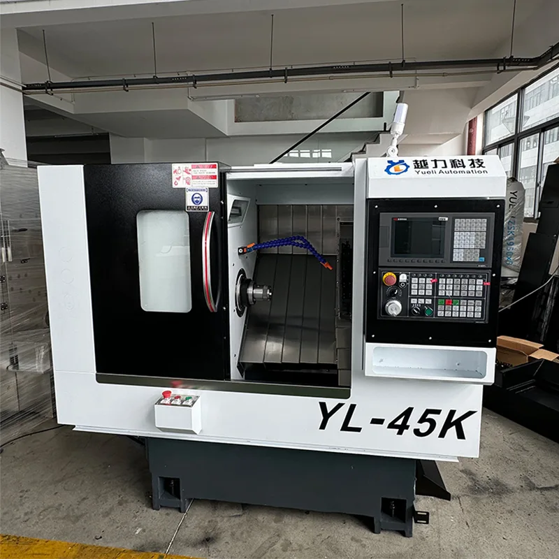 CNC Slant Bed Lathe karo Servo Turret lan Hydraulic Tailstock