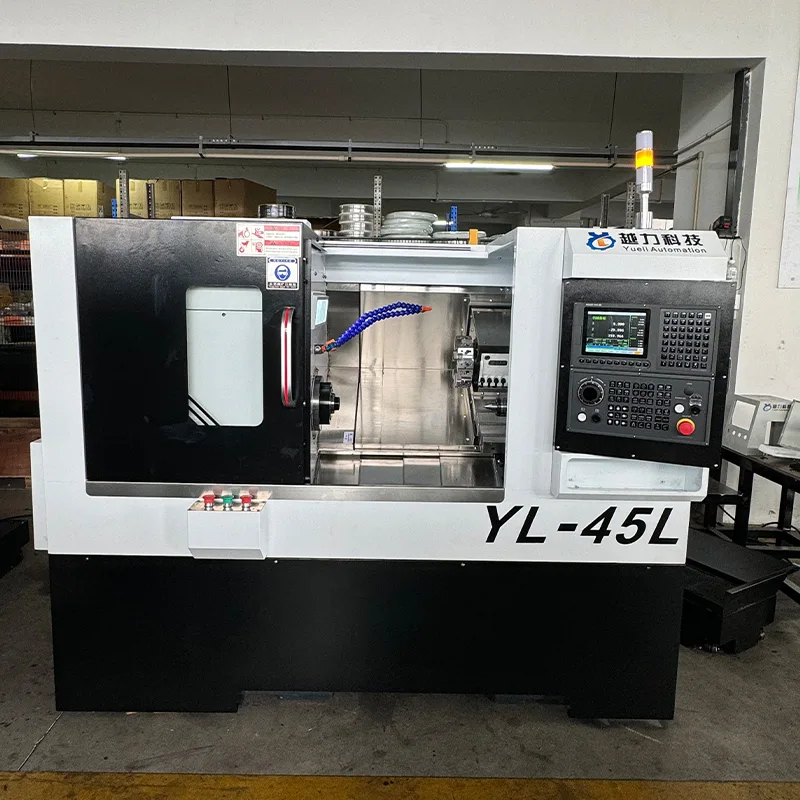 Slant Bed CNC Lathe karo Servo Turret lan Tailstock